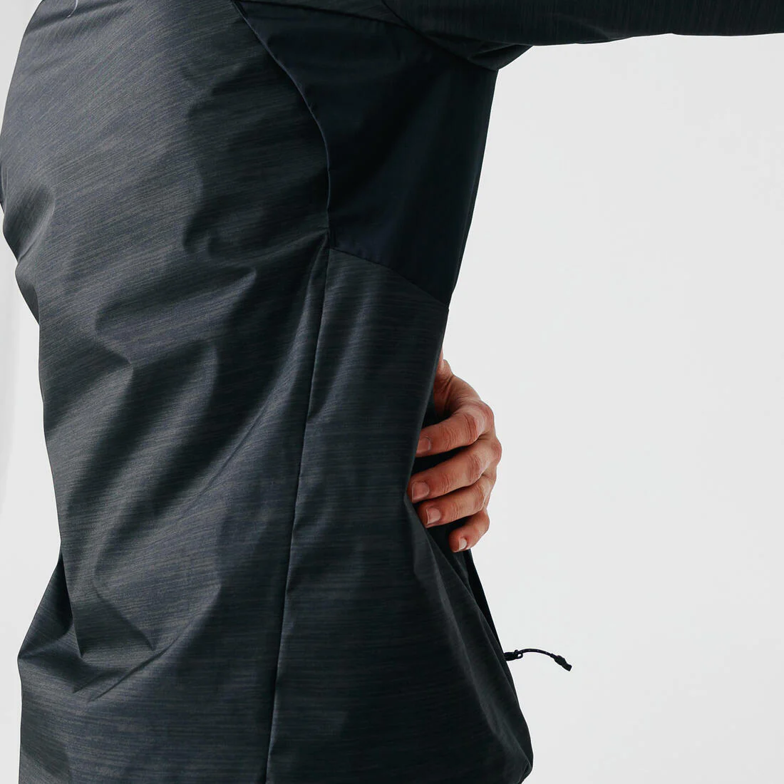 Chamarra ligera de Running para Hombre - Kalenji Run Rain - Negro - Impermeable - Rompevientos - Image 5