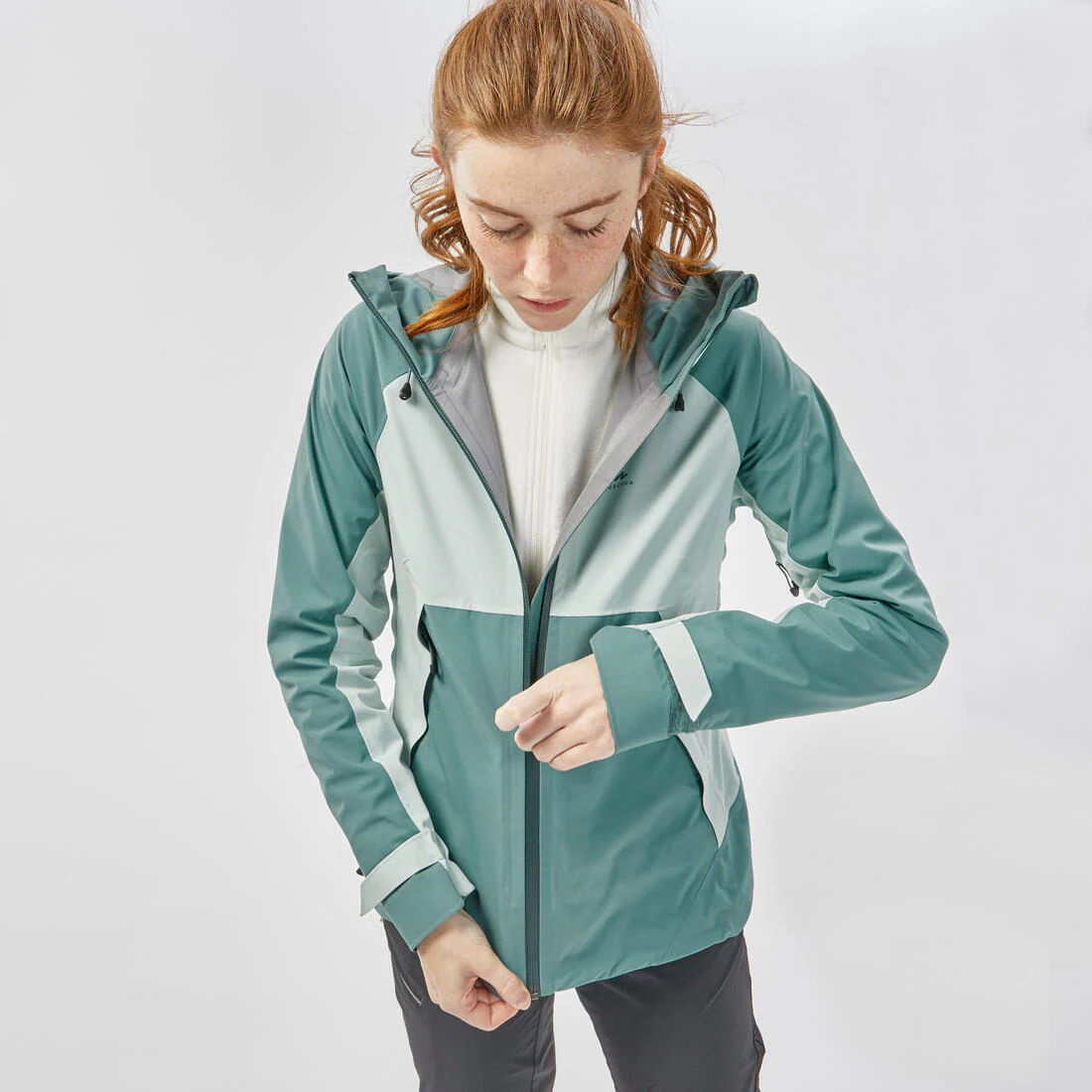 Chamarra ligera impermeable de senderismo montaña - MH500 - Mujer - Image 19