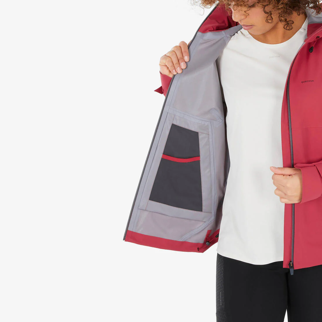 Chamarra ligera impermeable de senderismo montaña - MH500 - Mujer - Image 27