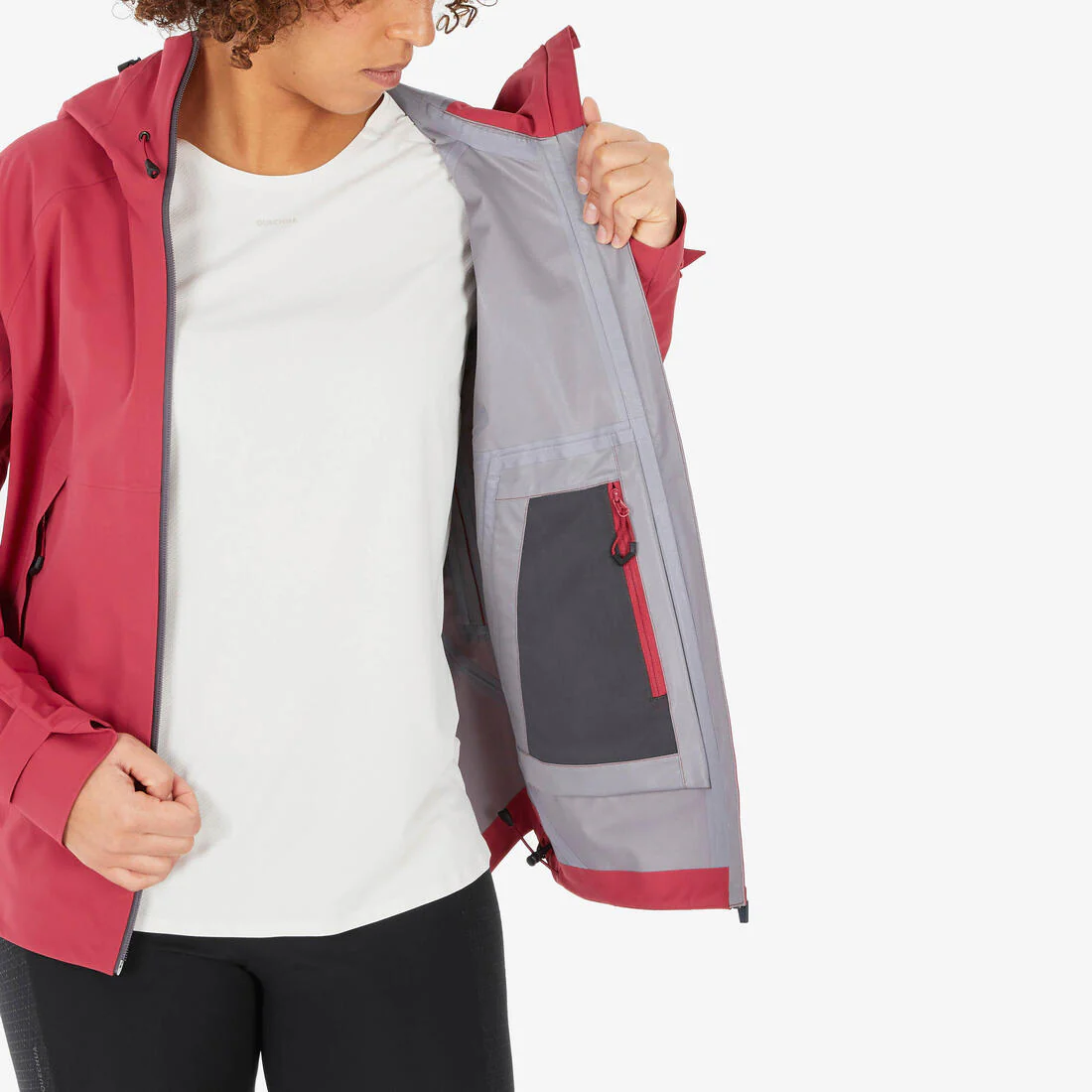 Chamarra ligera impermeable de senderismo montaña - MH500 - Mujer - Image 28