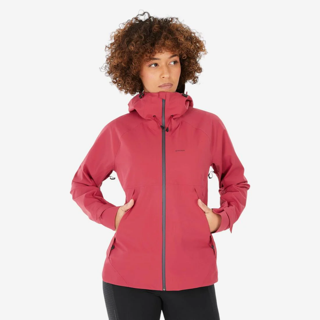 Chamarra ligera impermeable de senderismo montaña - MH500 - Mujer - Image 3