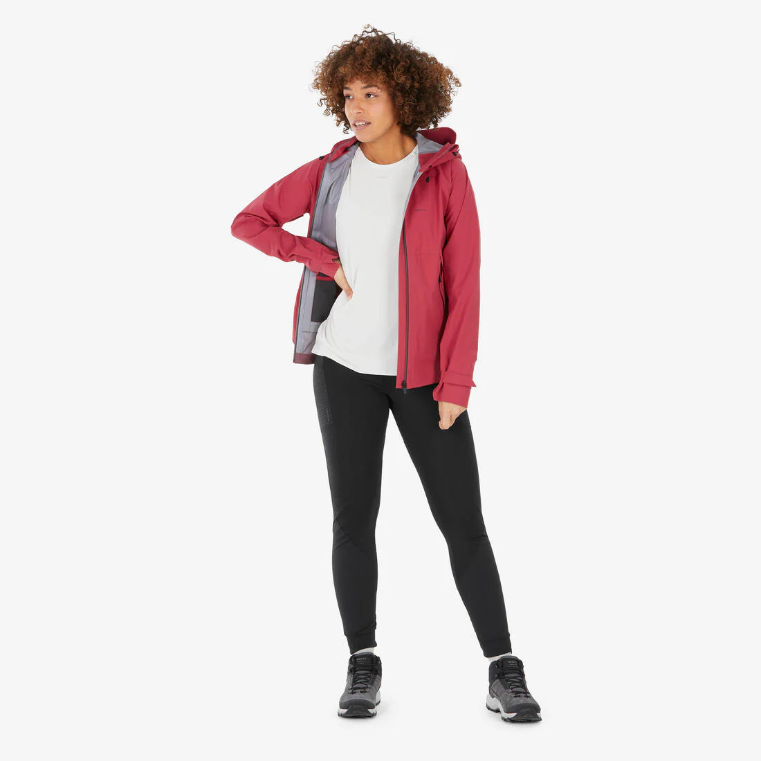 Chamarra ligera impermeable de senderismo montaña - MH500 - Mujer - Image 36