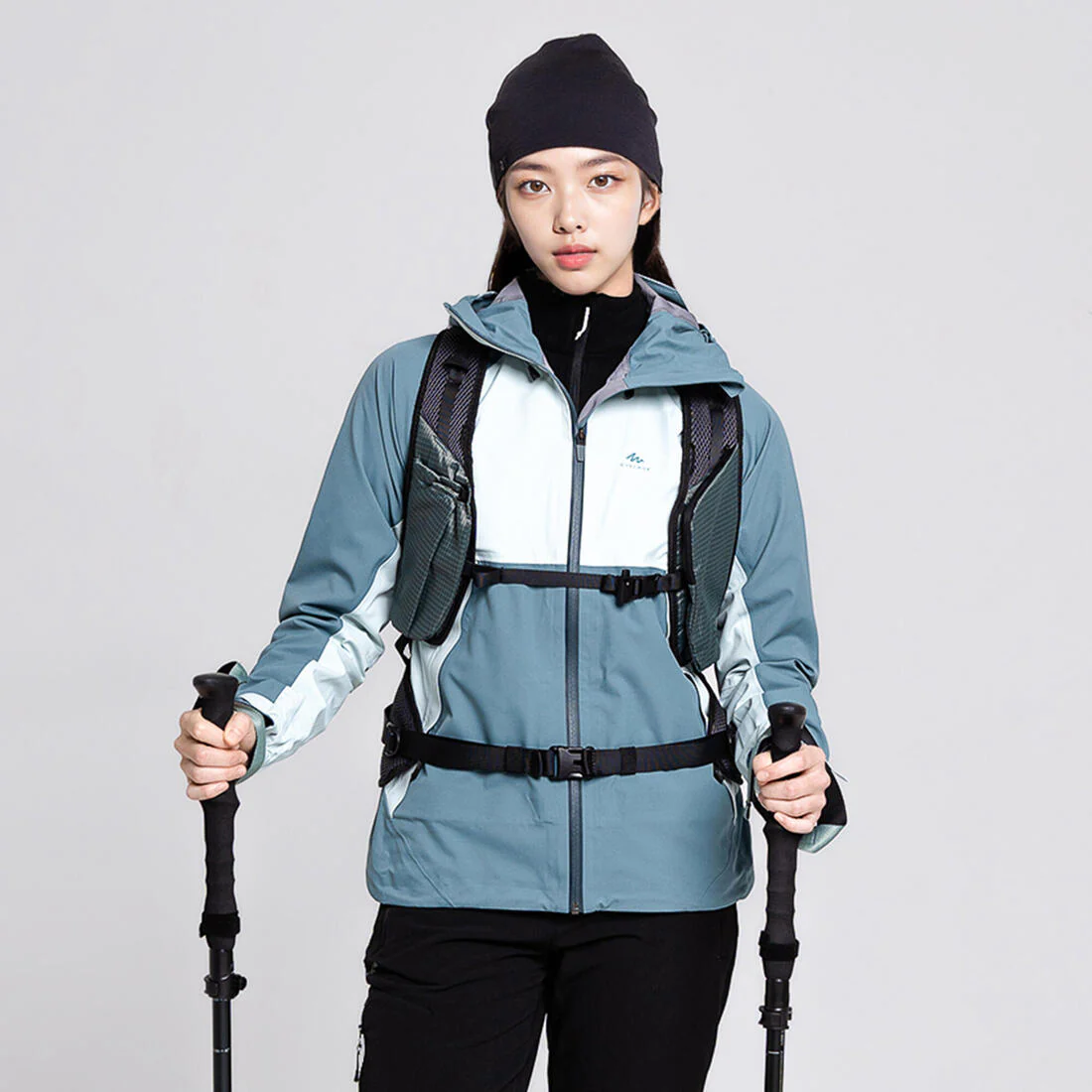 Chamarra ligera impermeable de senderismo montaña - MH500 - Mujer - Image 37