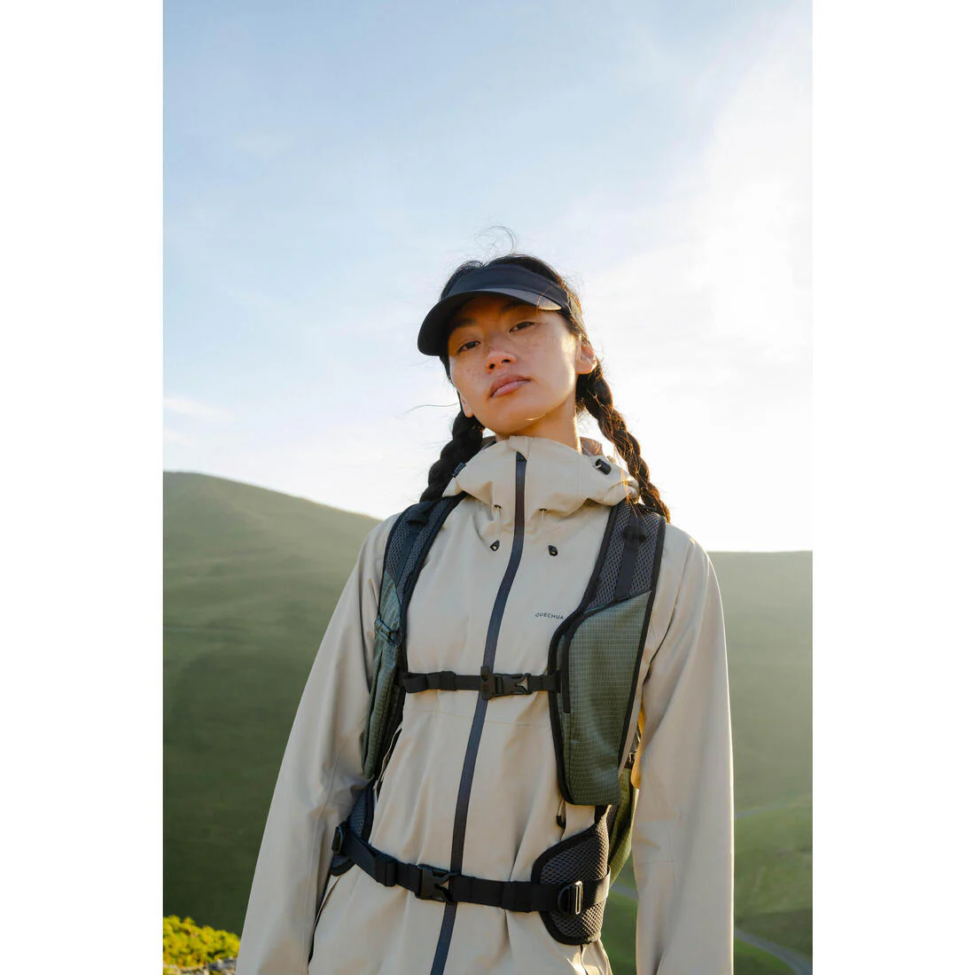Chamarra ligera impermeable de senderismo montaña - MH500 - Mujer - Image 43