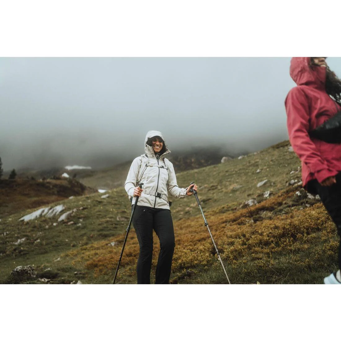 Chamarra ligera impermeable de senderismo montaña - MH500 - Mujer - Image 44