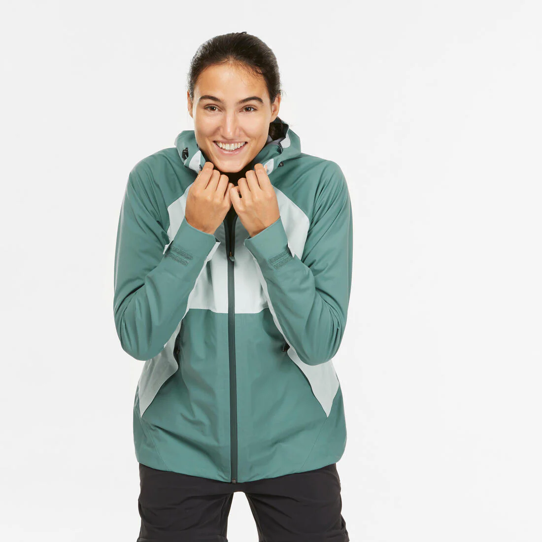 Chamarra ligera impermeable de senderismo montaña - MH500 - Mujer - Image 49