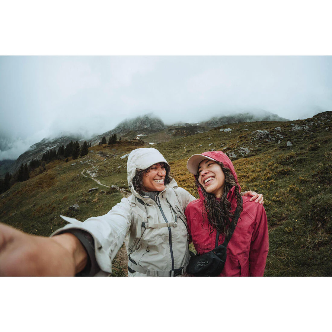 Chamarra ligera impermeable de senderismo montaña - MH500 - Mujer - Image 67