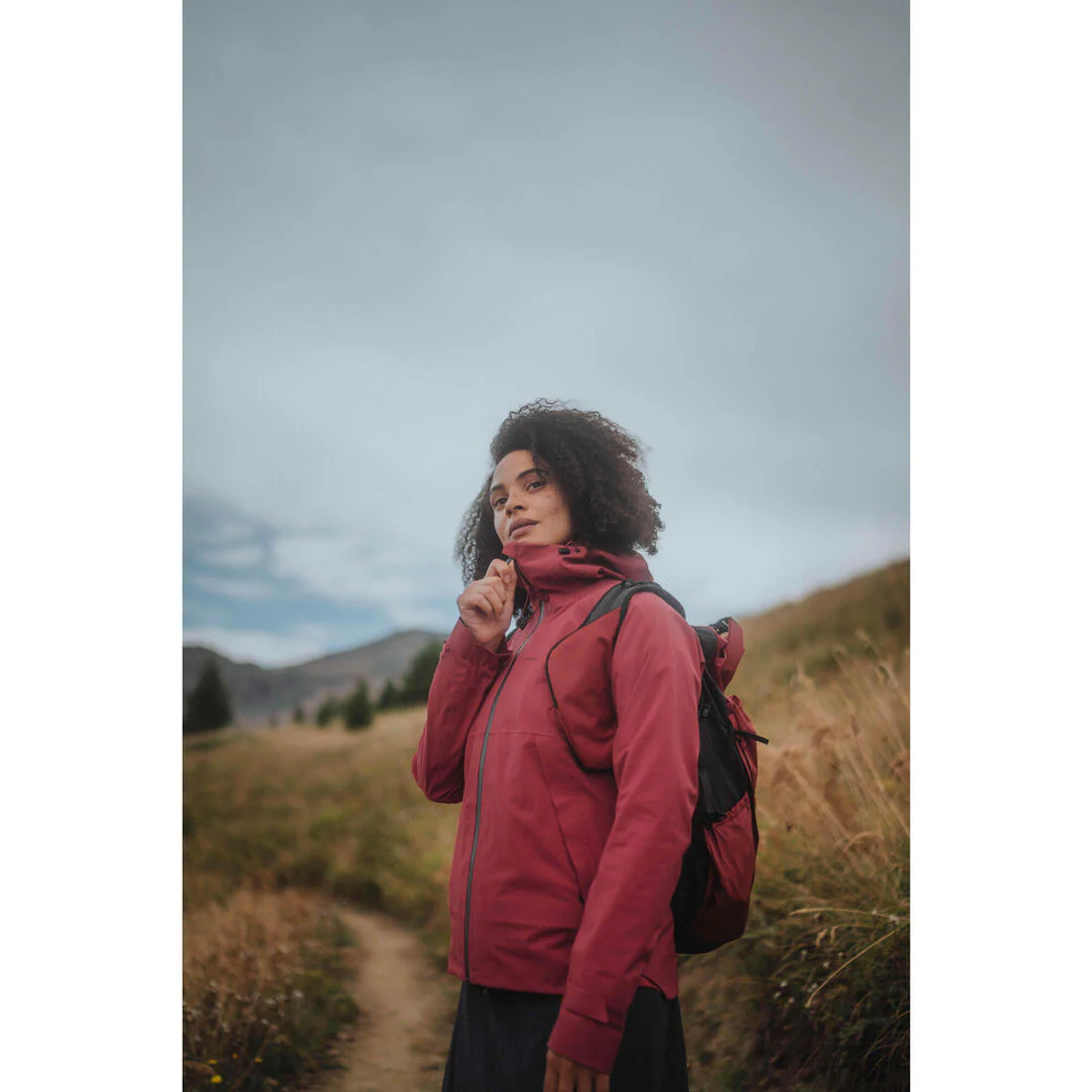 Chamarra ligera impermeable de senderismo montaña - MH500 - Mujer - Image 69