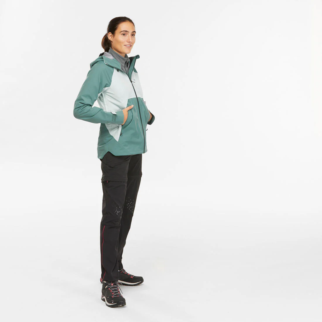 Chamarra ligera impermeable de senderismo montaña - MH500 - Mujer - Image 74