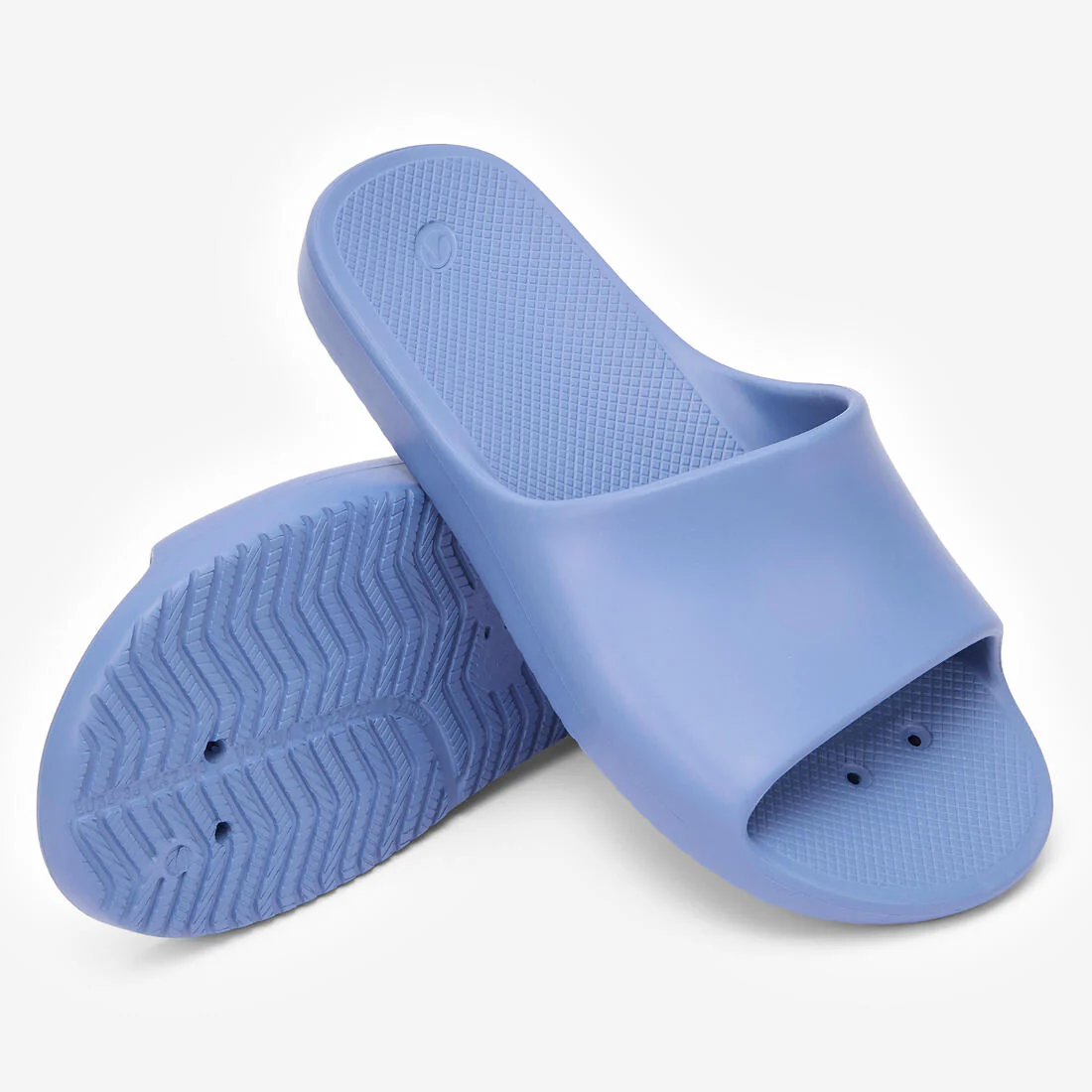 Chanclas de natación azul mezclilla para niños Slap 500 - Image 4
