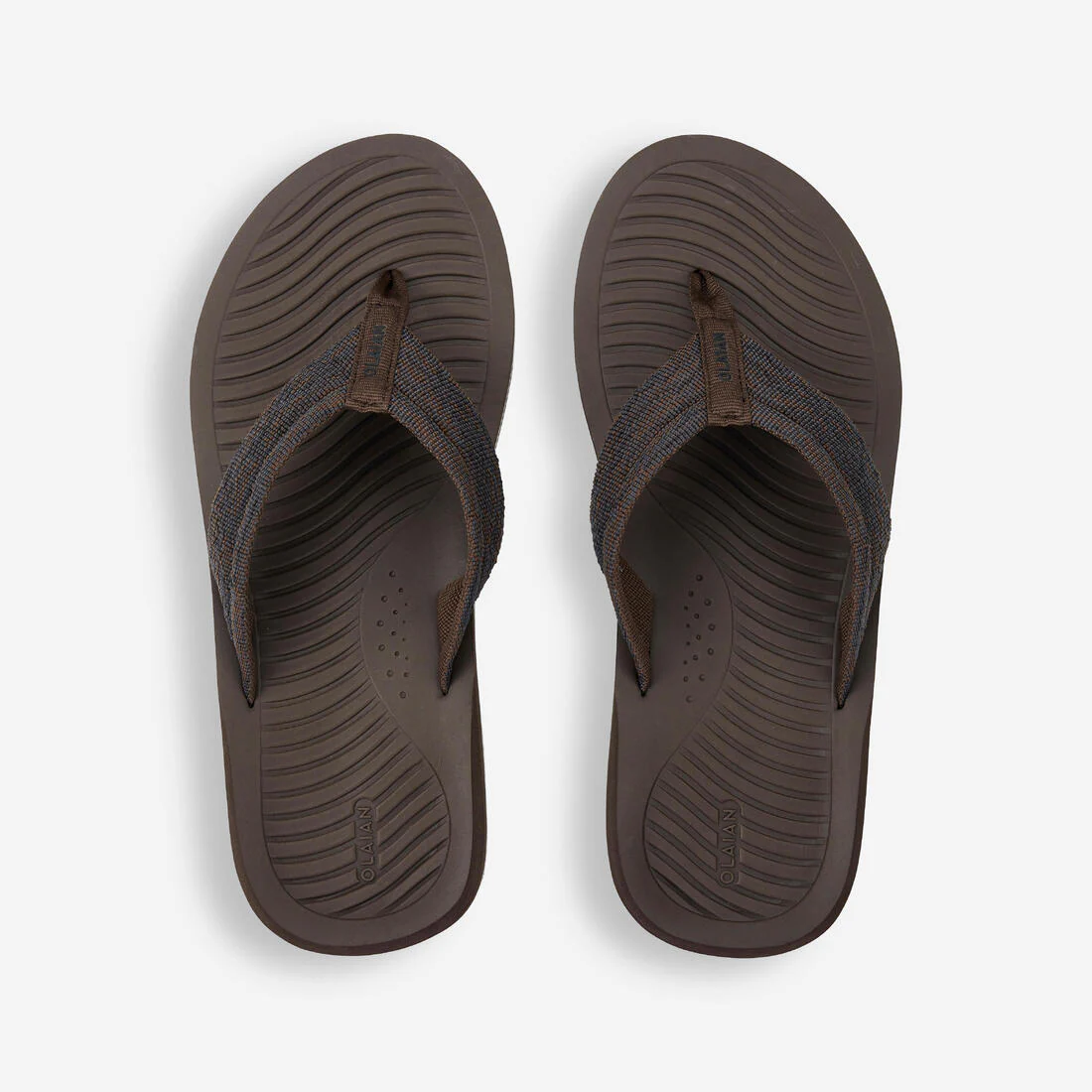 Chanclas de surf café con gris para hombre 550 - Image 2