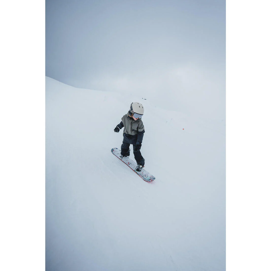 Chaqueta de Nieve Snowboard y Ski Niños - Dreamscape SNB 500 Impermeable Caqui - Image 6