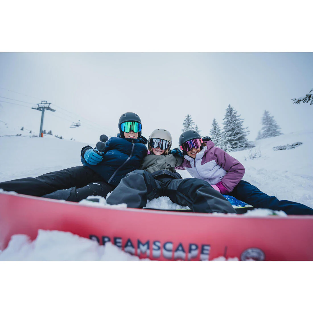 Chaqueta de Nieve Snowboard y Ski Niños - Dreamscape SNB 500 Impermeable Caqui - Image 8