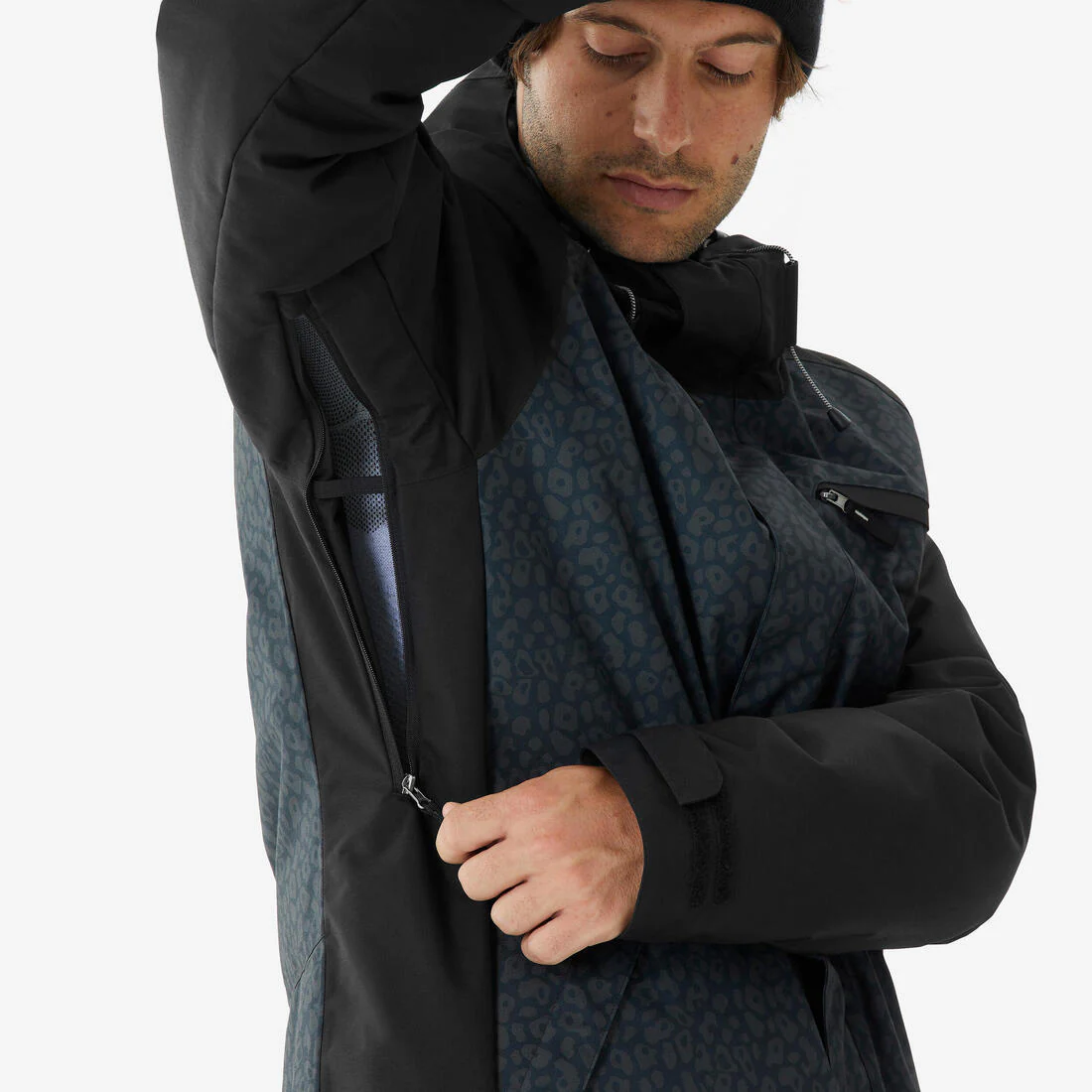 CHAQUETA IMPERMEABLE NIEVE HOMBRE SKI AZUL - 500 - Image 12