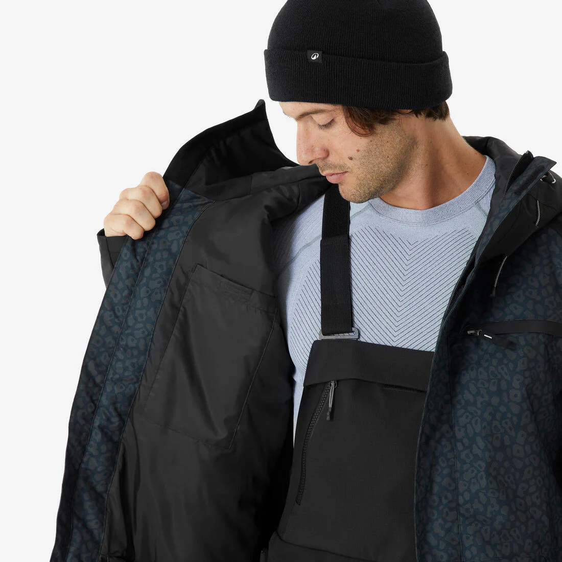 CHAQUETA IMPERMEABLE NIEVE HOMBRE SKI AZUL - 500 - Image 13