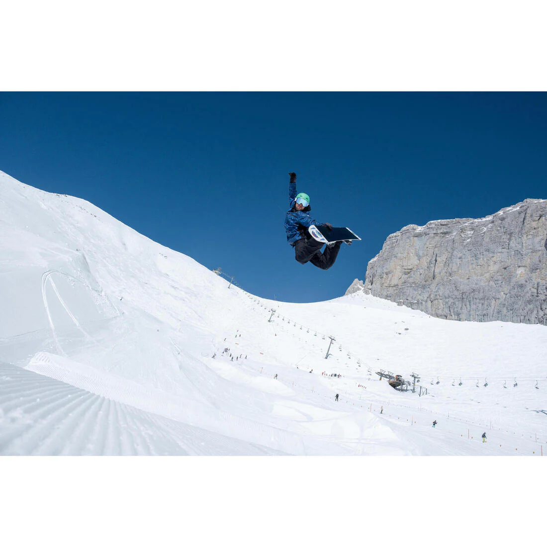CHAQUETA IMPERMEABLE NIEVE HOMBRE SKI AZUL - 500 - Image 18