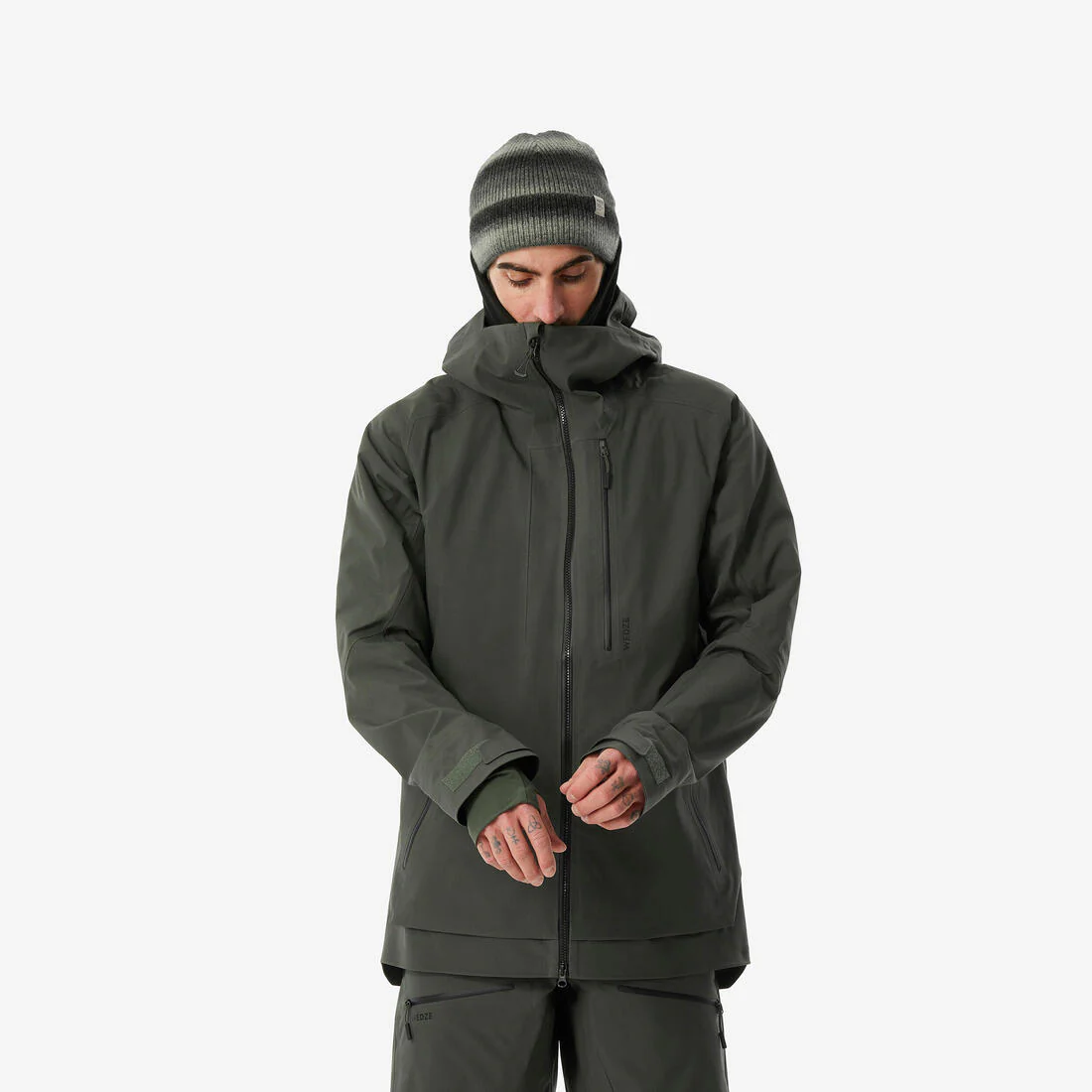 CHAQUETA IMPERMEABLE SKI HOMBRE FR500