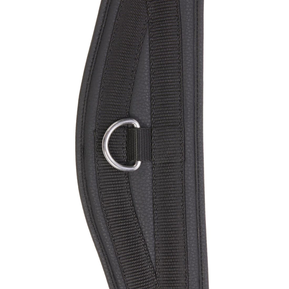 Cincha de equitación negro sintético para caballo/poni 100 - Image 6