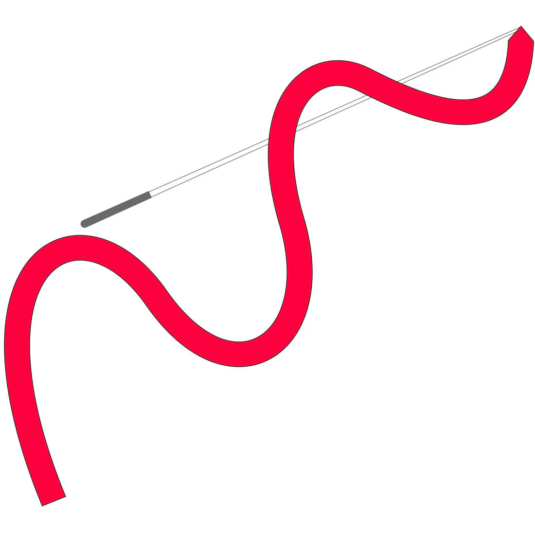 Cinta Gimnasia Rítmica (GR) Rosa 4 Metros - Image 10