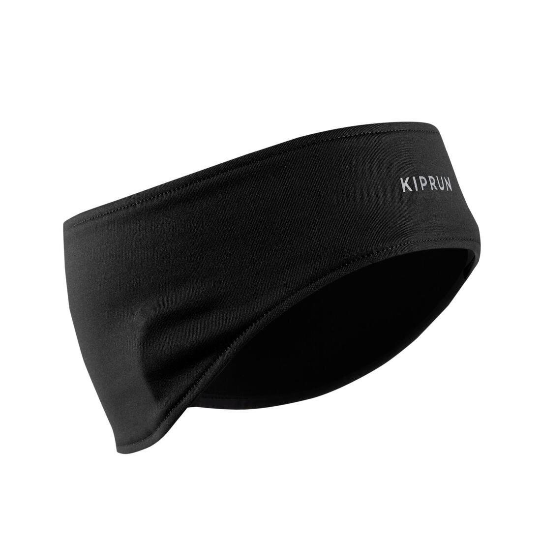 Cinta running cálida Hombre Mujer - KIPRUN Warm negro