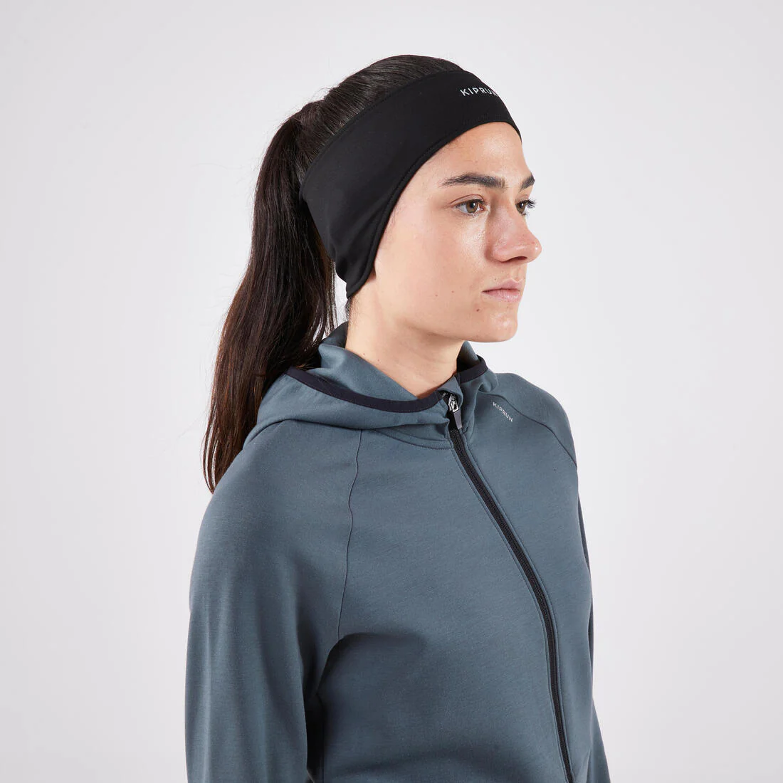 Cinta running cálida Hombre Mujer - KIPRUN Warm negro - Image 5