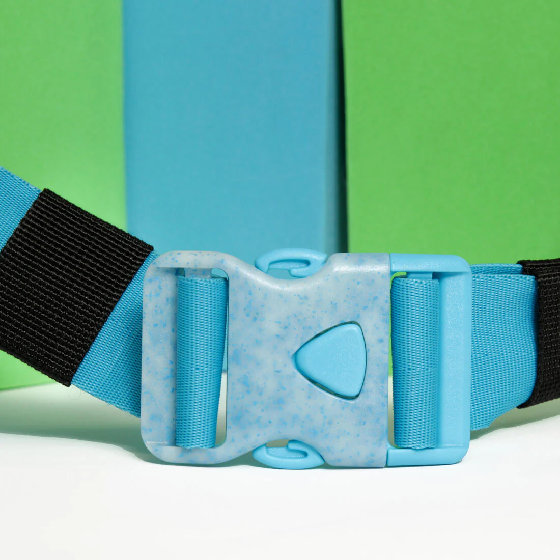 Cinturón de natación con bloques de espuma azul y verde para niños de 15 a 60 kg - Image 3