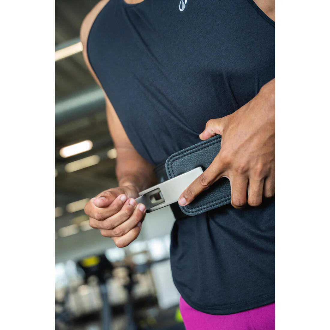 Cinturón de powerlifting y musculación con palanca - Image 10