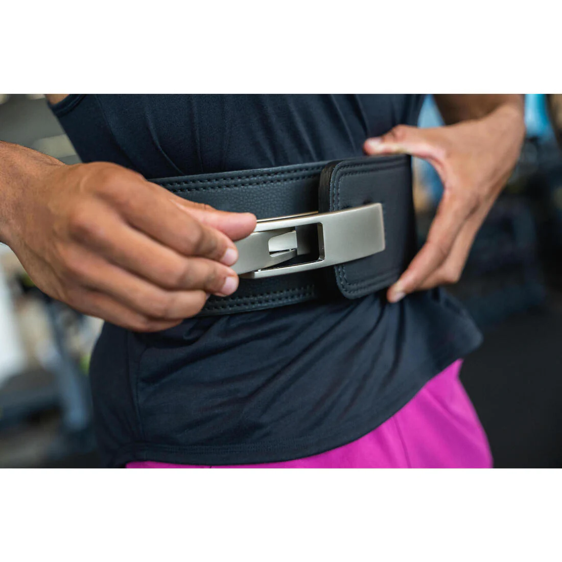 Cinturón de powerlifting y musculación con palanca - Image 14