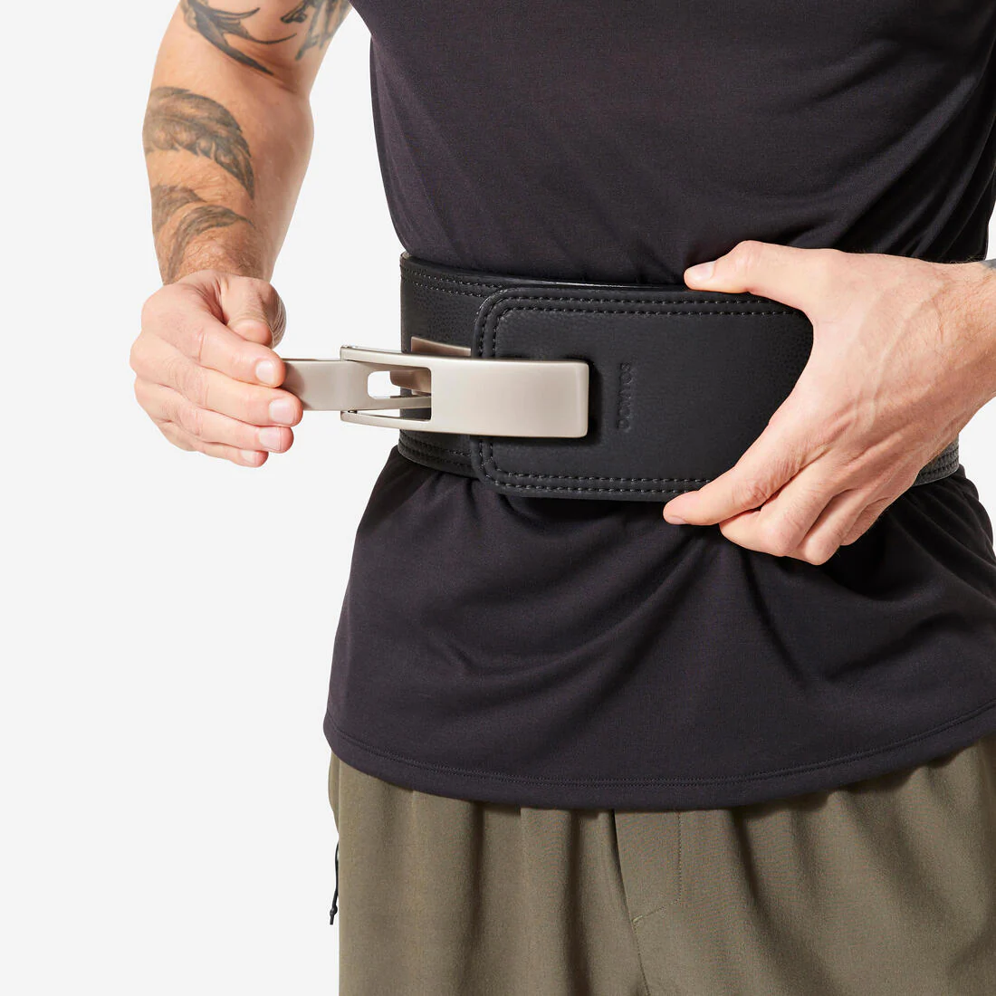 Cinturón de powerlifting y musculación con palanca - Image 3