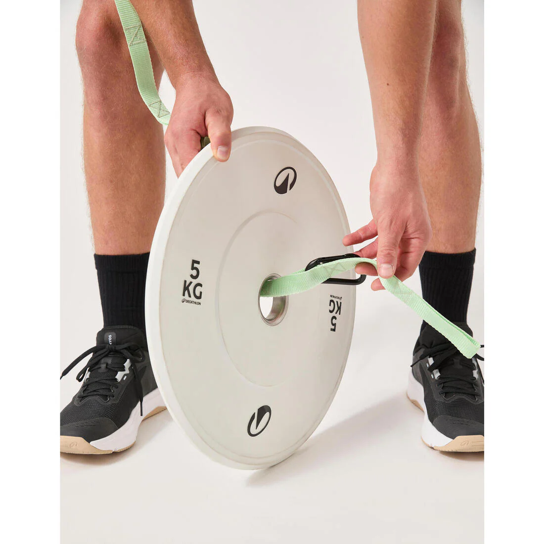 Cinturón lastrado de musculación con correas con peso máx. de 200 kg - Image 3