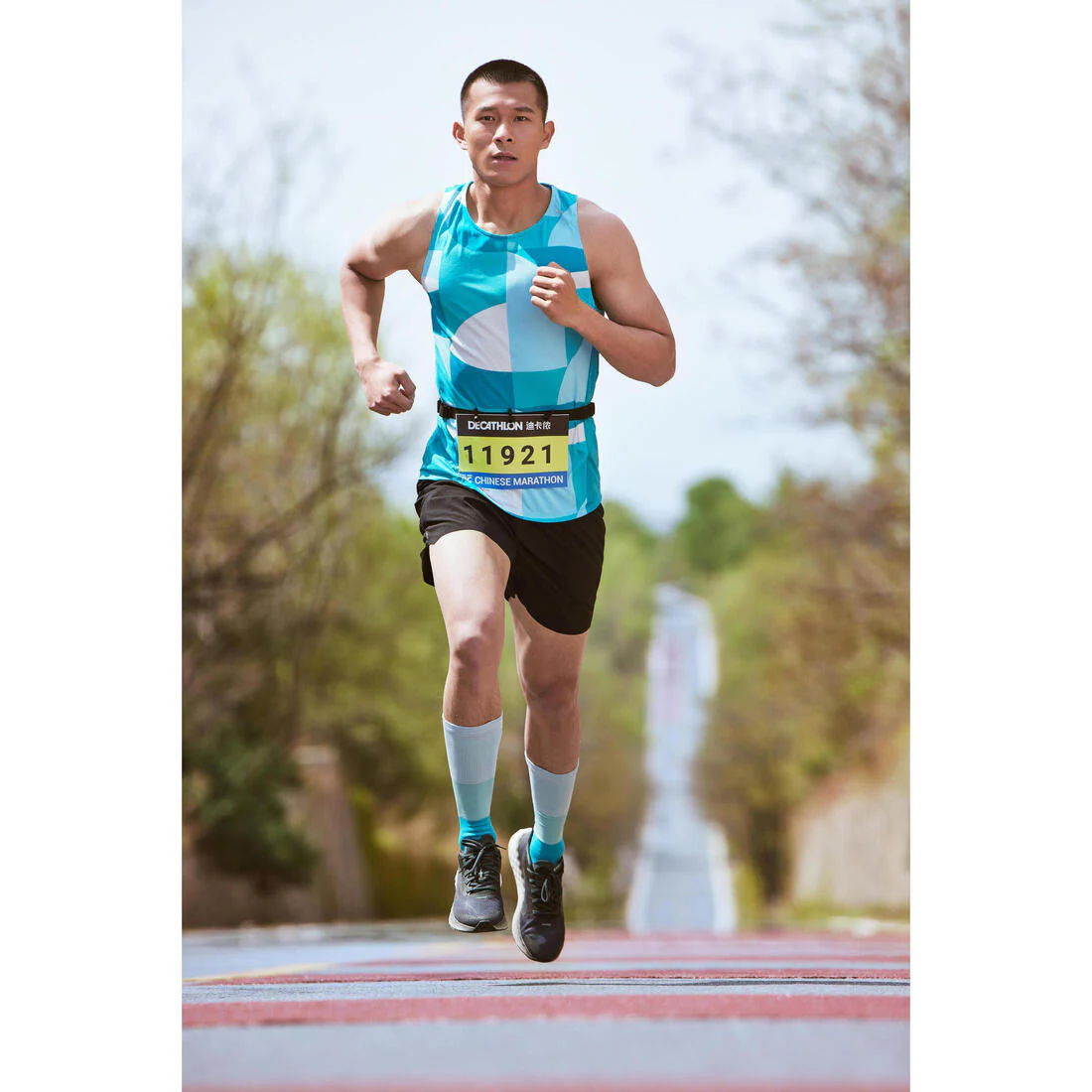 CINTURÓN PORTANÚMERO RUNNING NEGRO - Image 6