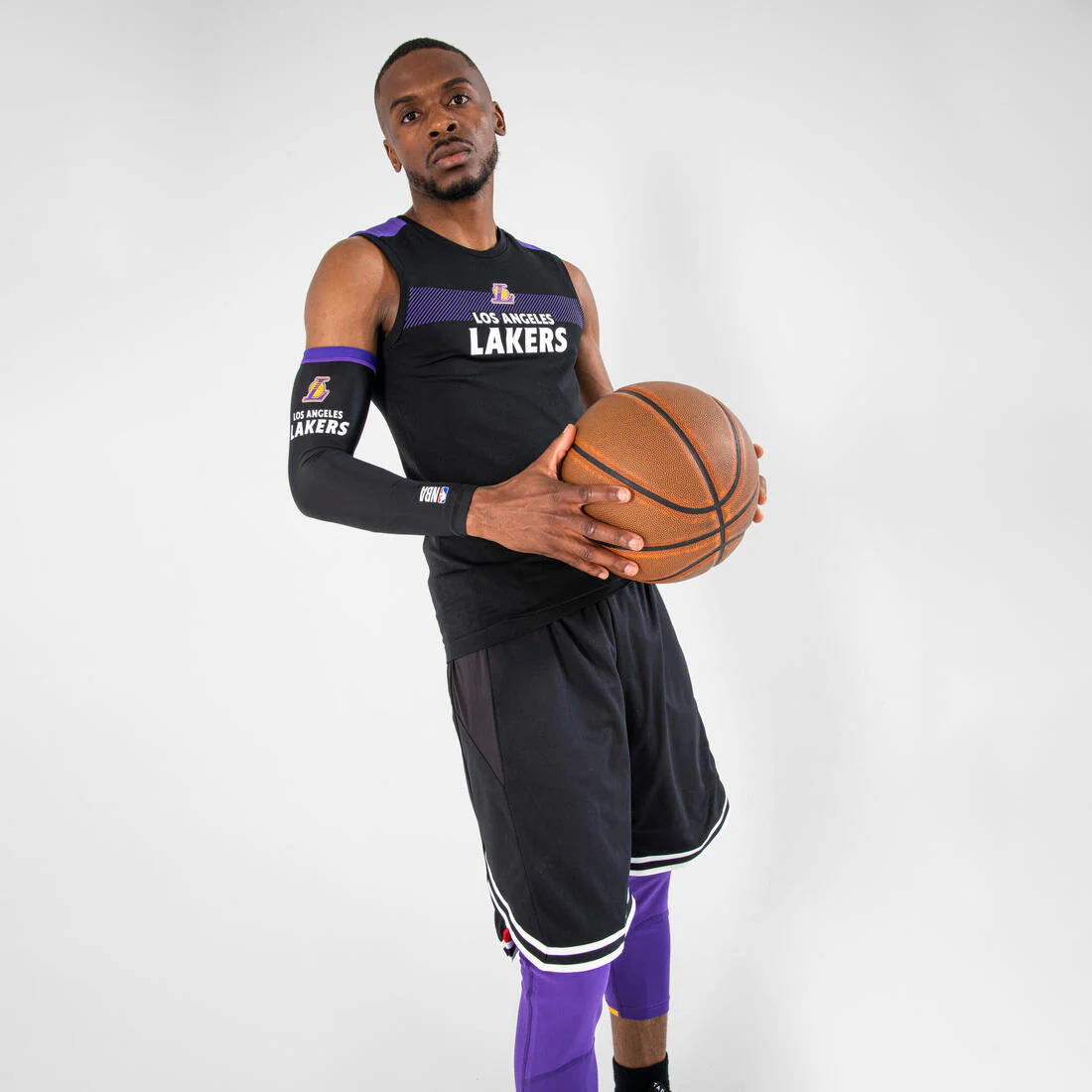 Codera de básquetbol NBA Adulto Los Angeles Lakers Adulto - E500 - Image 2