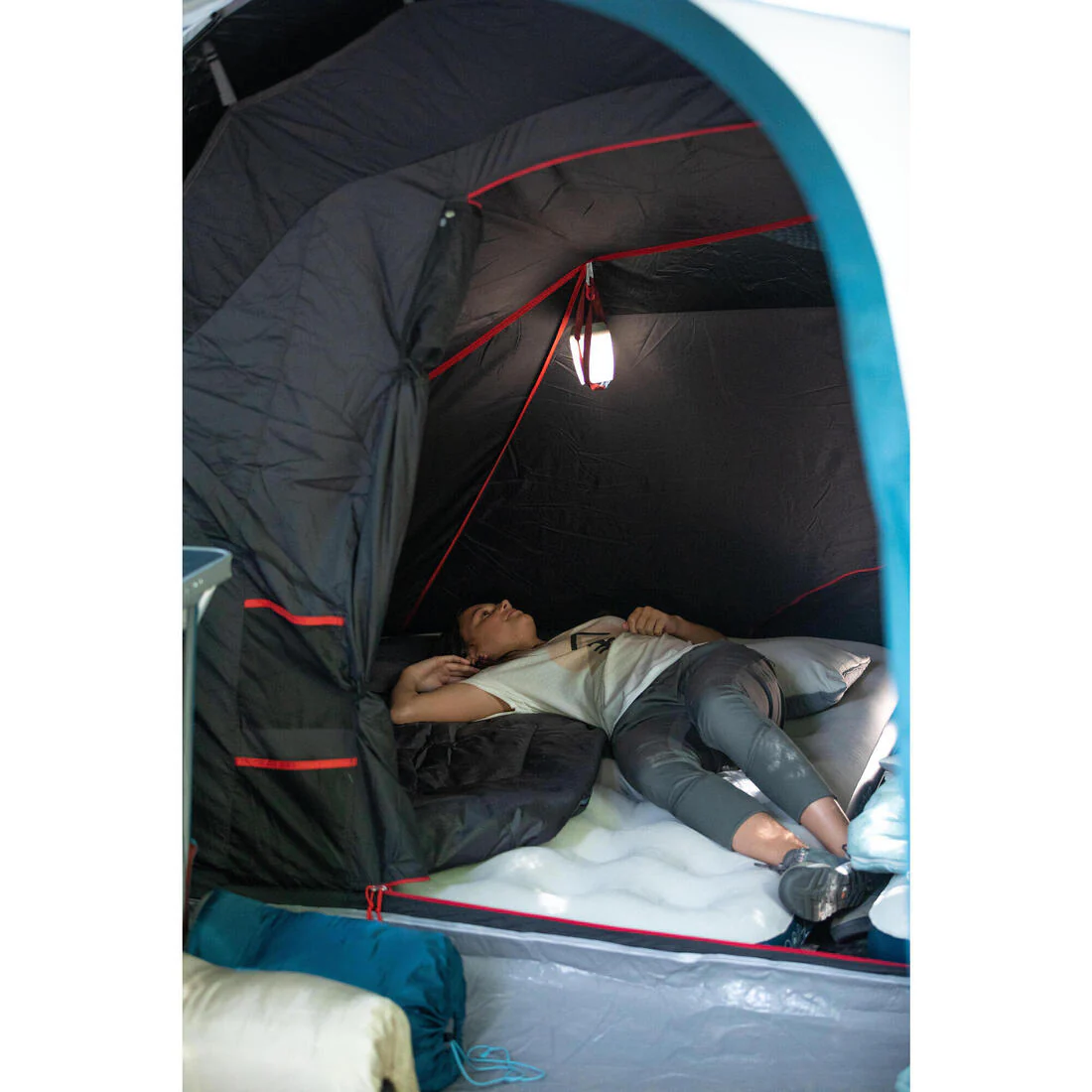 Colchón inflable de camping de 120 cm para 2 personas Air Basic - Image 9