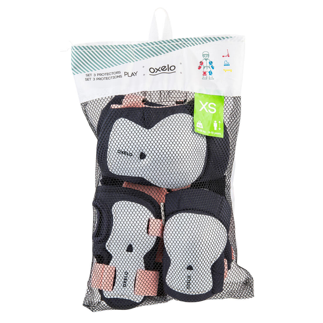 Conjunto 3x2 protecciones roller patinete skate niños PLAY - Image 32