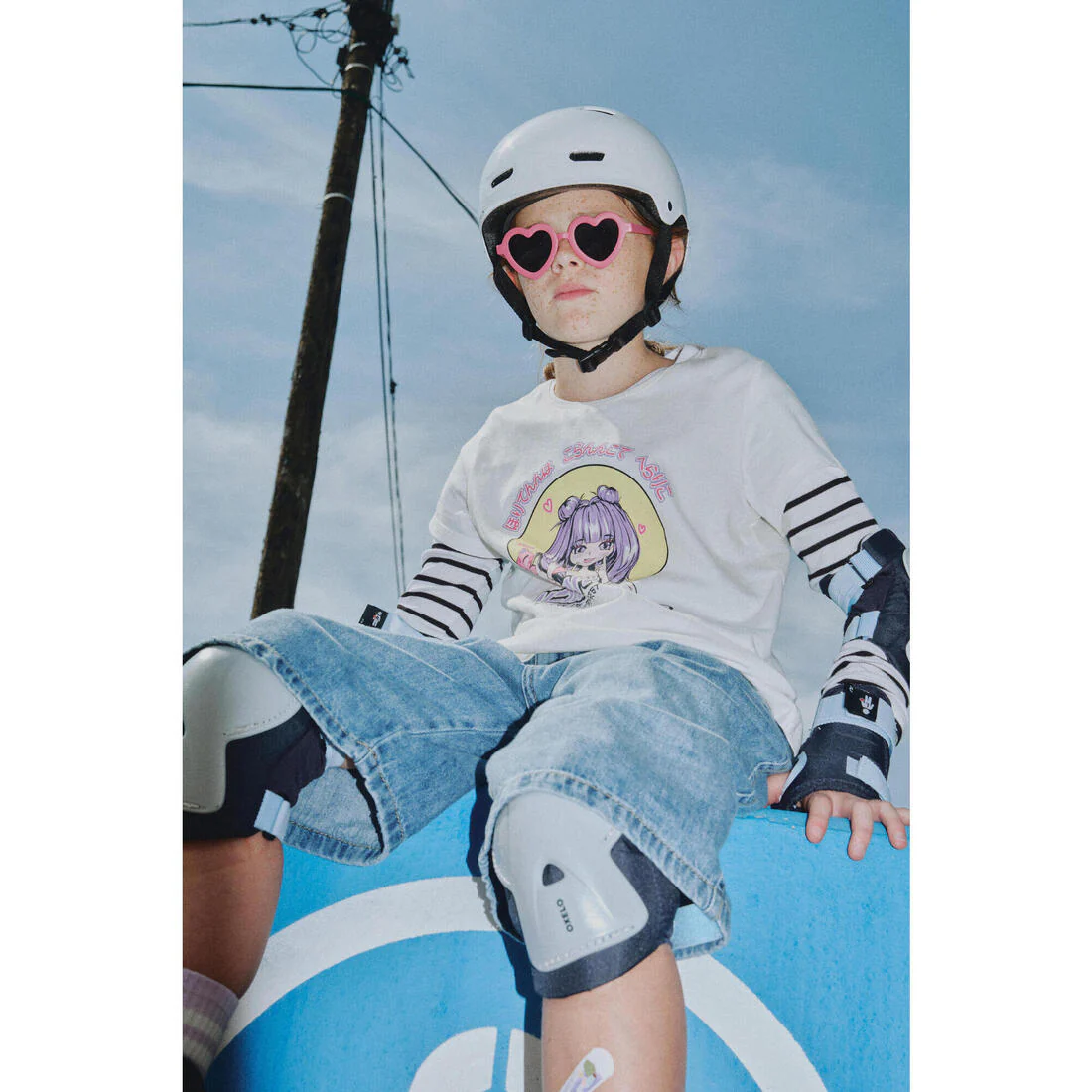 Conjunto 3x2 protecciones roller patinete skate niños PLAY - Image 35
