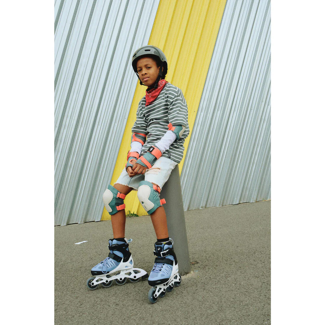 Conjunto 3x2 protecciones roller patinete skate niños PLAY - Image 40