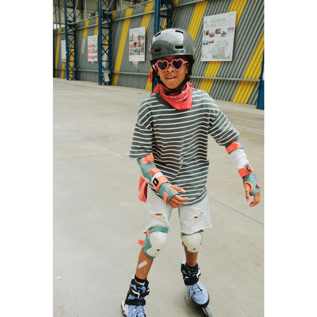 Conjunto 3x2 protecciones roller patinete skate niños PLAY - Image 42