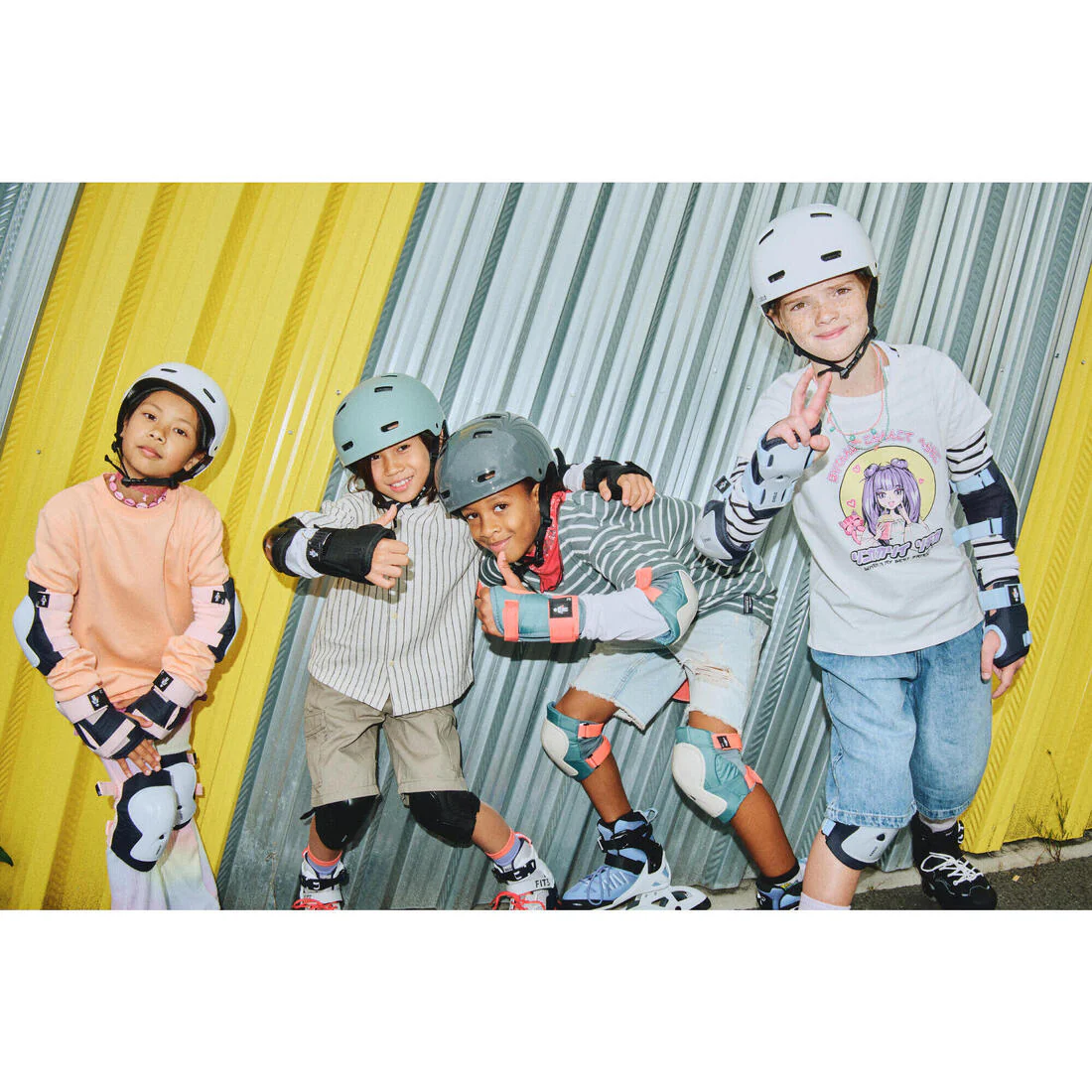 Conjunto 3x2 protecciones roller patinete skate niños PLAY - Image 69
