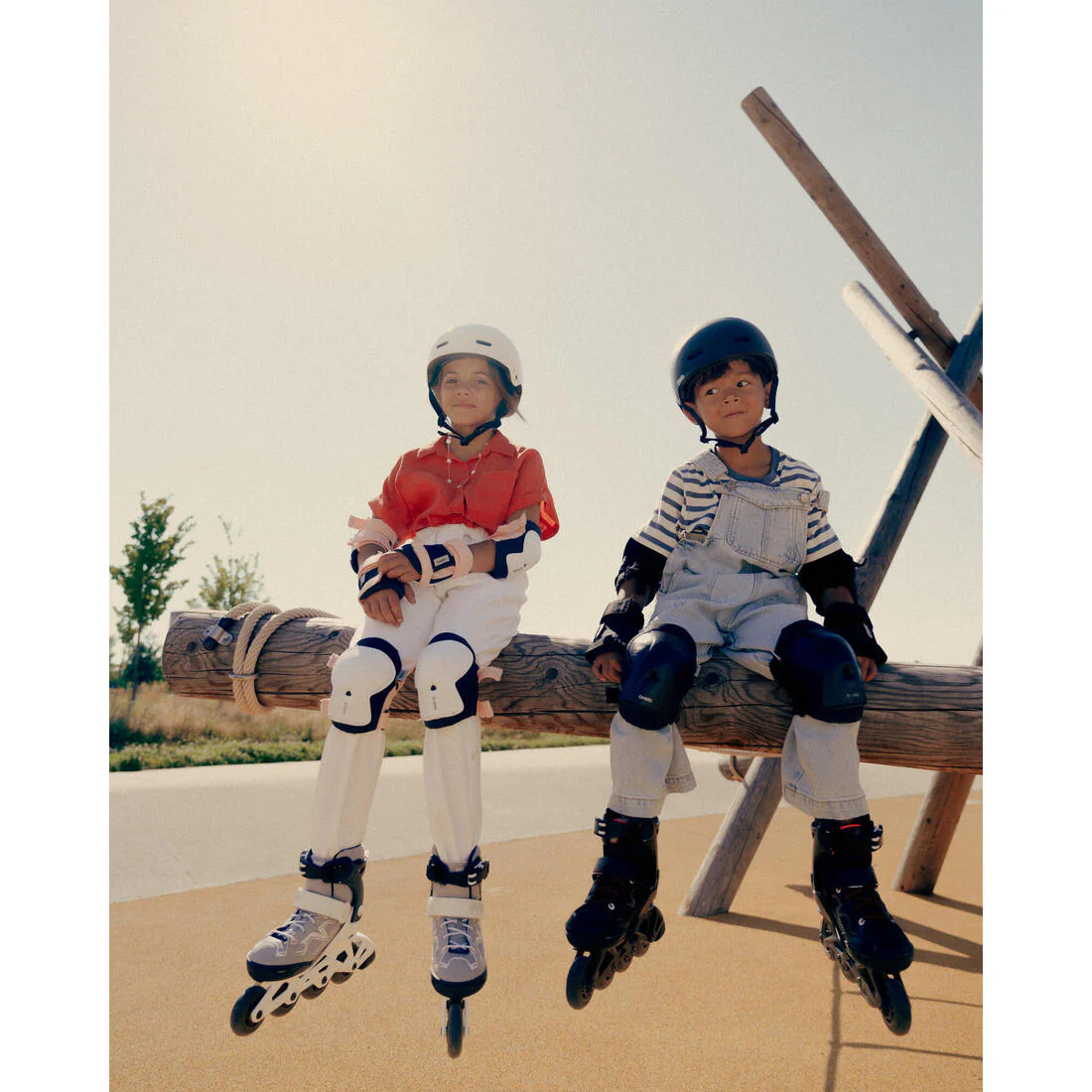 Conjunto 3x2 protecciones roller patinete skate niños PLAY - Image 77
