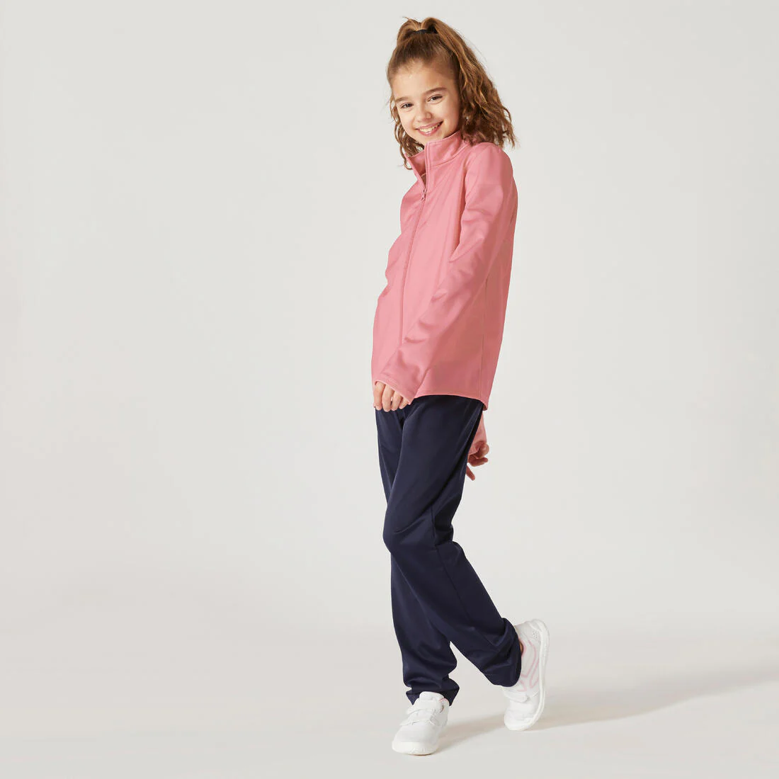 Conjunto deportivo Gym'y Niños Rosa Pantalón Azul Marino Sintético Transpirable - Image 13