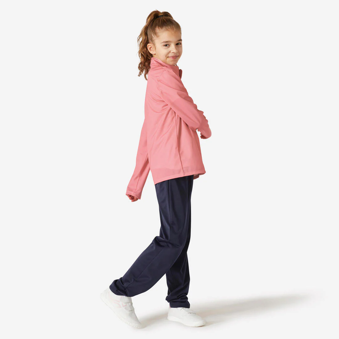 Conjunto deportivo Gym'y Niños Rosa Pantalón Azul Marino Sintético Transpirable - Image 15