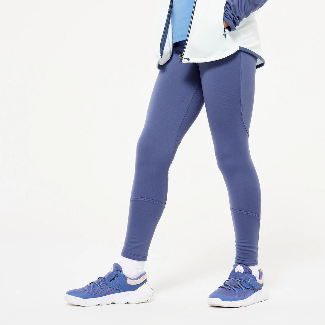 Conjunto deportivo transpirable azul y menta para niños S500 - Image 3