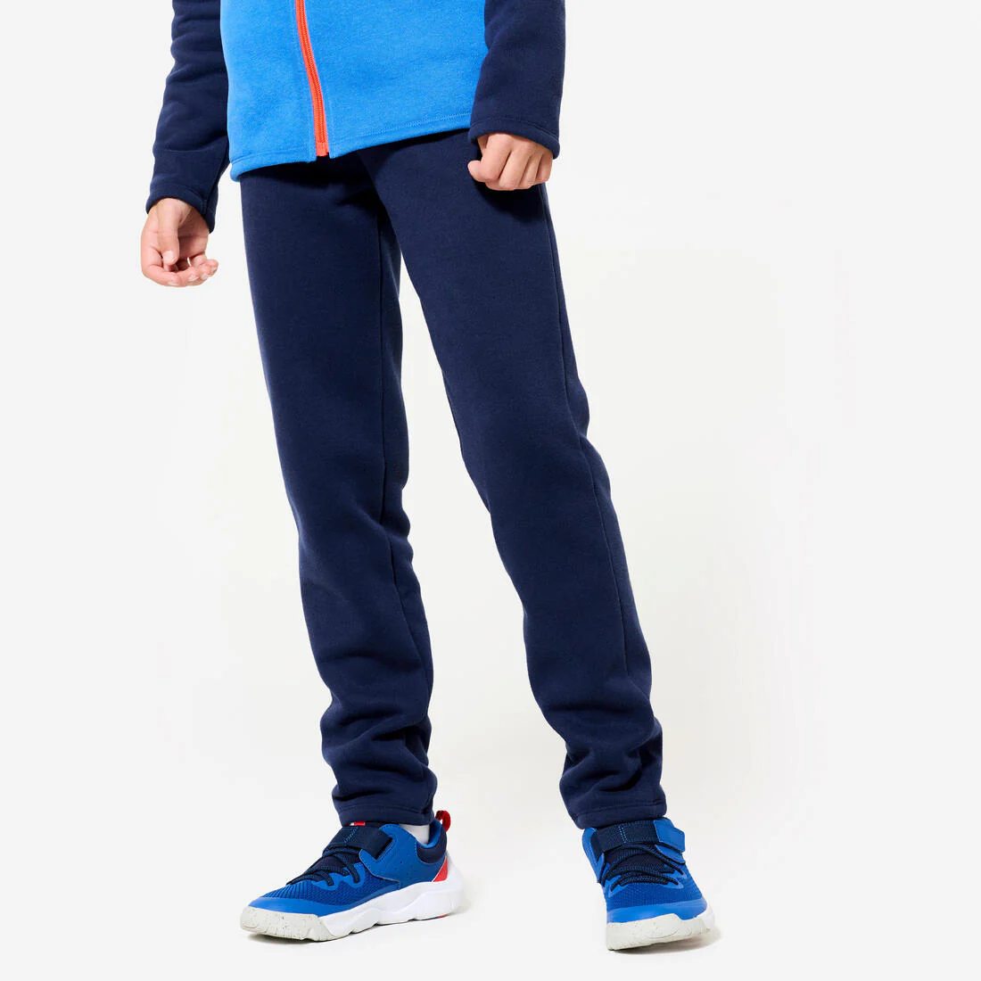 Conjunto deportivo Warmy Niños Azul Cierre Cálido - Image 2