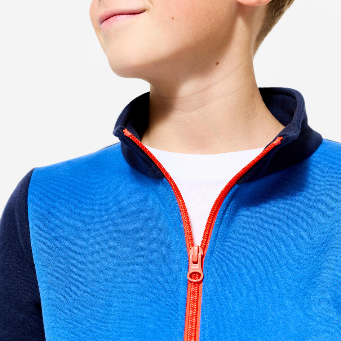 Conjunto deportivo Warmy Niños Azul Cierre Cálido - Image 3