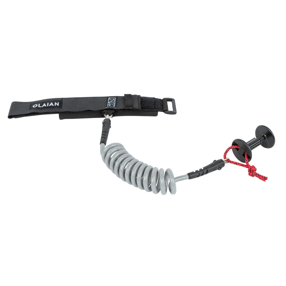Correa de bodyboard 2 en 1 para muñeca o bíceps gris 500Plug incluido - Image 3
