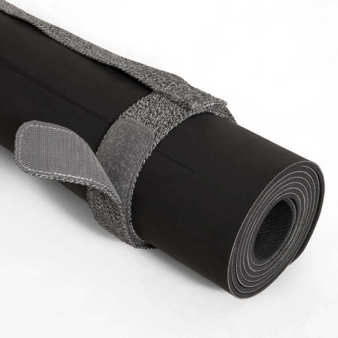 Correa de tapete de yoga ajustable gris jaspeado - Image 3