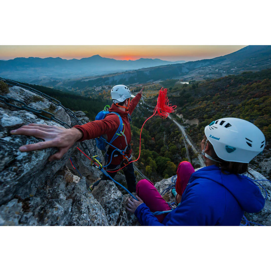 Correa doble de escalada y alpinismo DE SEGURIDAD DOBLE - Image 10