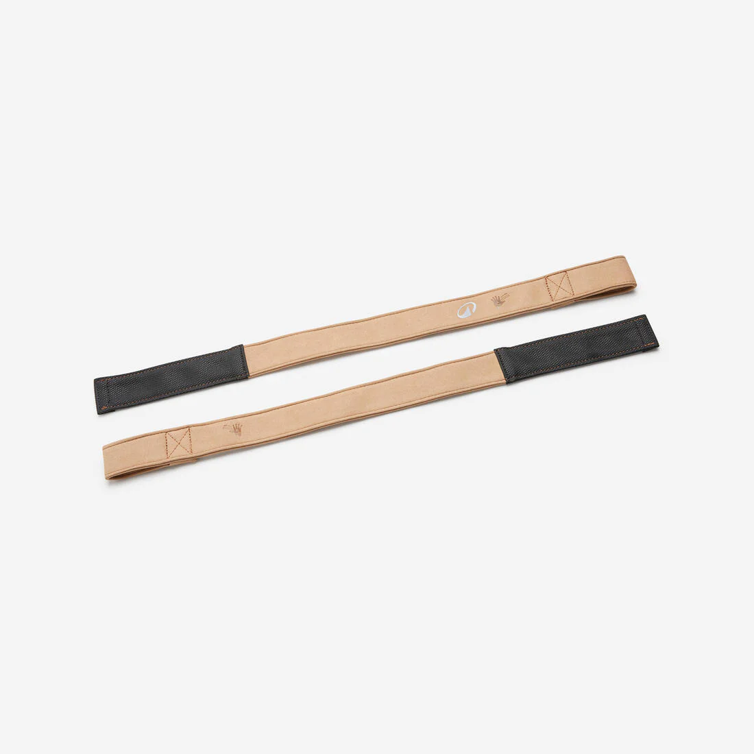 Correas de levantamiento de musculación cafés prémium - Image 2