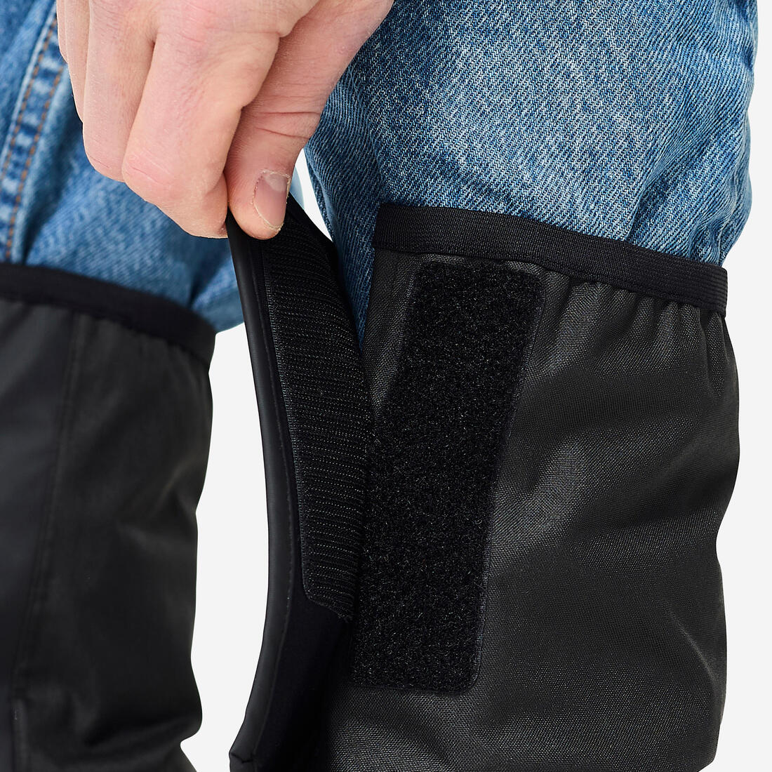 Cubrecalzado de ciclismo urbano impermeable negro 900 - Image 3
