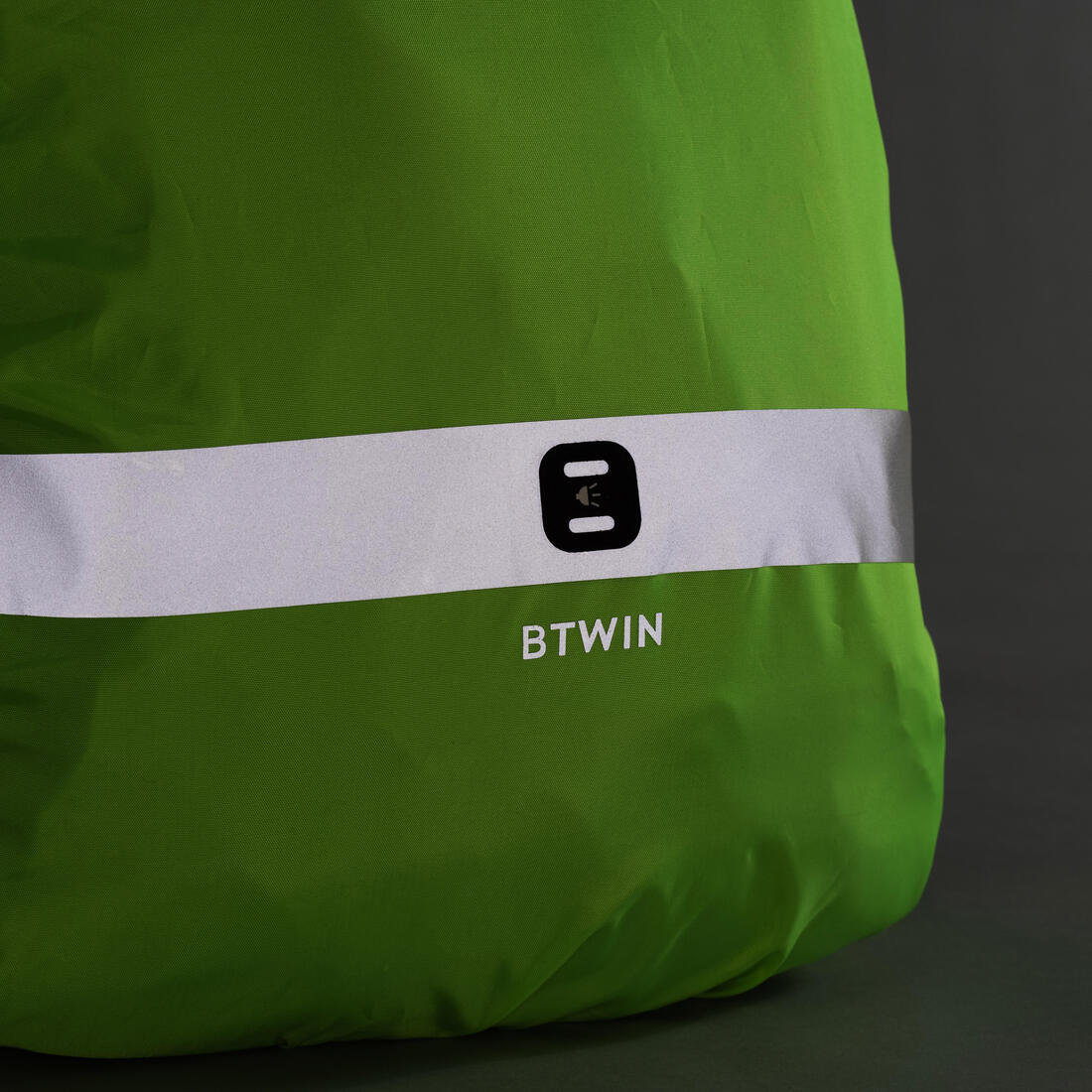 Cubremochila impermeable de visibilidad diurna/nocturna amarillo fluorescente - Image 2